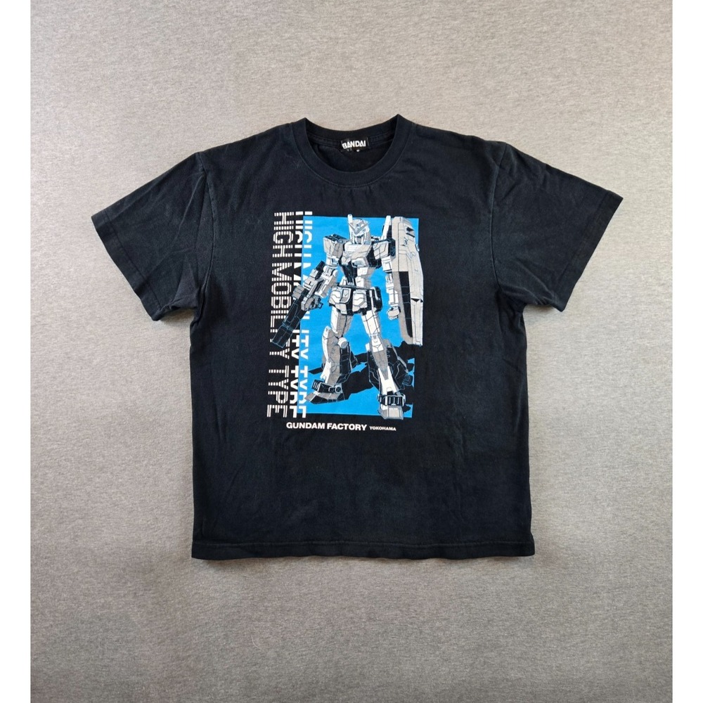 Mobile Suit Gundam x MIKU T Shirt L Black 45th Anniversary Collab RX-78-2 Japan